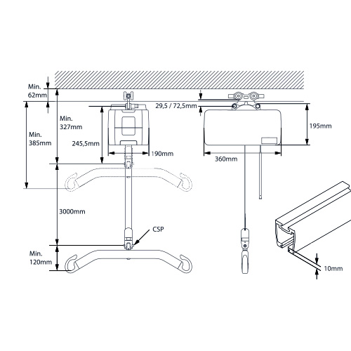 Deckenlift AIR 205